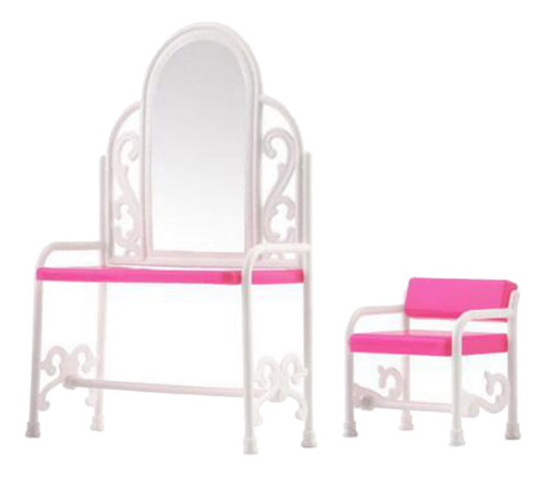 Tocador De Maquillaje Para Casa De Muñecas, Tocador Para