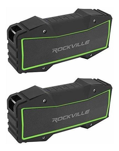 Rockville (2) Rock En Todas Partes Portable Bluetooth 24htn