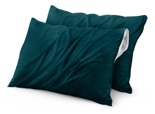 Protectores De Almohada Con Cremallera Tamaño Estandar 2 Pz