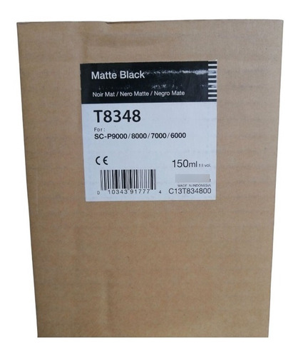 Cartucho De Tinta Epson T8348 Negro Mate Sc-p9000 8000 7000 