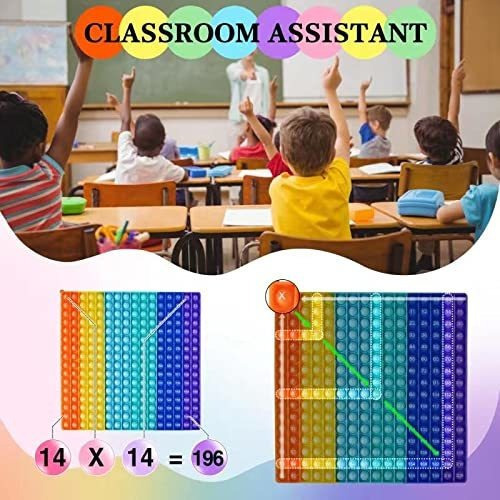 Imagen 2 de 8 de Nueva Mesa De Juego De Multiplicación Ak-ship Rainbow Squar