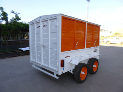 Imagen 22 de 25 de Acoplado Trailer 6 Cheques Cerrado Taller Rodante 5 Mts 4 Tn