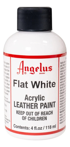 Angelus - Pintura Acrlica Para Cuero, 4 Onzas, Color Blanco