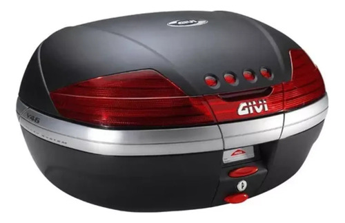 Baul Moto Givi 2 Cascos 46lts Monokey  V46n Sin Base Topcase