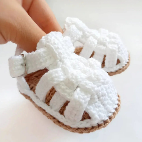 Sandalias Para Bebe En Crochet 