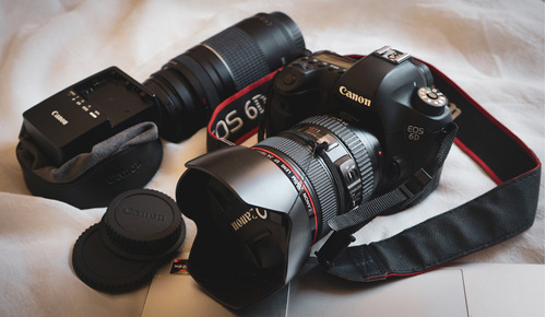  Canon Eos 6d (wg) Dslr Color  Negro