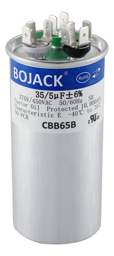 Bojack 355uf 35 5 Mfd 6% 370v/440v Cbb65 Condensador De Arra