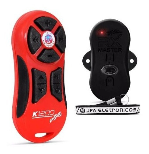 Controle Longa Distancia Jfa K1200 Vermelho Alcance 1200 Mt