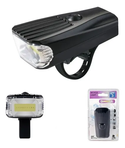 Luz Led Delantera Impermeable Para Bicicleta A Pilas 1000lm