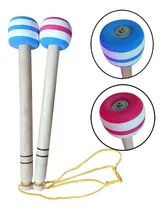 Comprar Mazo Para Bombo Mango De Madera Cabeza De Goma Percusion C\u002Fu