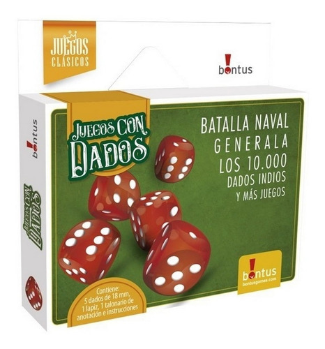Imagen 1 de 4 de Juegos Con Dados Bontus Jlt 634 La Torre