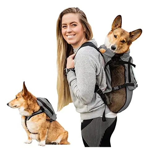 Mochila Perro K9 Sport Sack Walk on Gris Shark Grande Cuotas