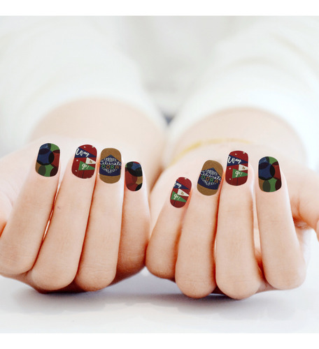 Pegatinas De Uñas De Graduación Únicas, 16 Hojas