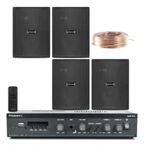 Comprar Kit Frahm Sonorização Som Ambiente - Amplifcador + 4 Caixas