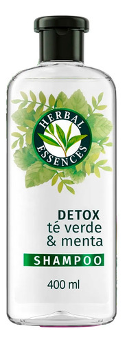 Shampoo Detox Te Verde Y Menta 400ml Herbal Essences