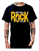 Comprar Playera Queen We Will Rock You Freddie Mercury Band Rock