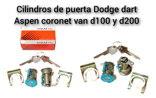 Cilindros De Puerta Dodge Dart Aspen Coronet Van D100 Y D200