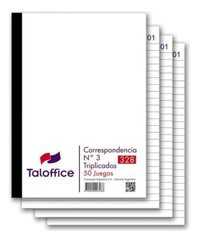 Talonario Correspondencia Triplicado Nº3 Tal Office 