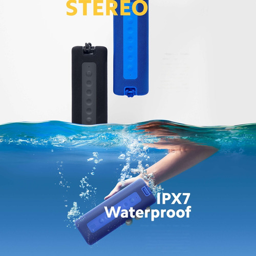 Parlante Xiaomi Mi Portable Bluetooth Speaker (16W) MDZ-36-DB portátil waterproof negra