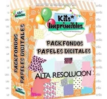 Comprar Kit Imprimible Fondos Papeles Actualizadoes