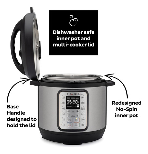 Olla A Presión Eléctrica Instant Pot Duo Plus 9 En 1, 6 Litr
