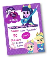 Comprar Kit Imprimible Equestria Girls Mod.3 Personalizado Candy Bar