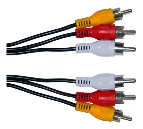 Cable de audio 2 plug rca - 2 plug rca 1.80cm