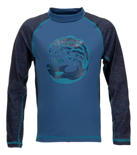 Polera Niño Lippi Sun Pro Uv-stop Long Sleeve Azul V20