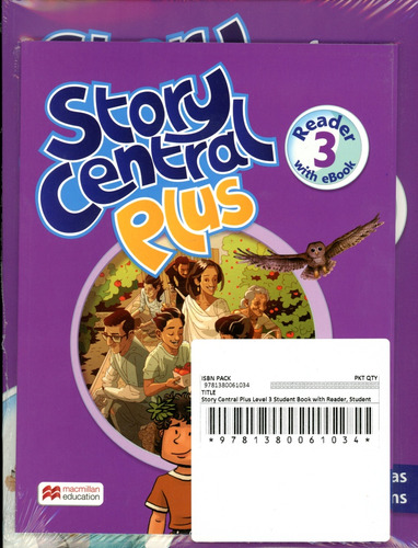 Story Central Plus 3 Students Book+reader+iebook+clil  - Lla