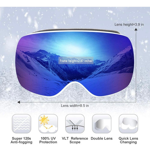 Horvath Gafas Nieve Antiparras Otg Adulto