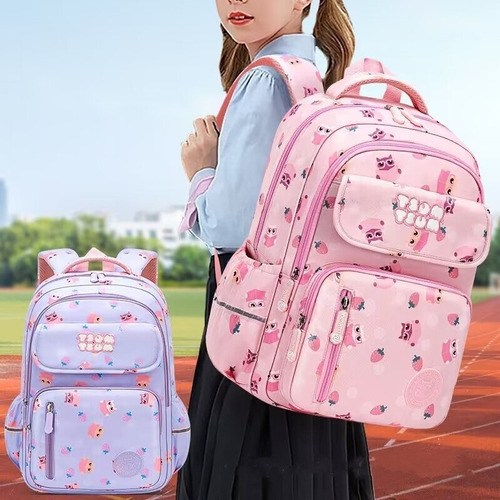 Aplicable A Nueva Mochila Estudiantes Moda Ligero Lindo Gran Capacidad