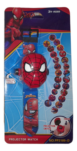 Reloj Pulsera Juguete Amazing Spiderma Proyecta 24 Imágenes 