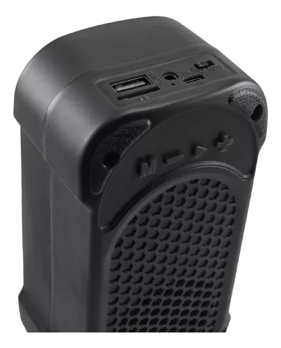 Parlante Bluetooth de 2X4 Pulgadas USB Micro SD Radio FM Led CH-9218 TWS -  SEGGAB