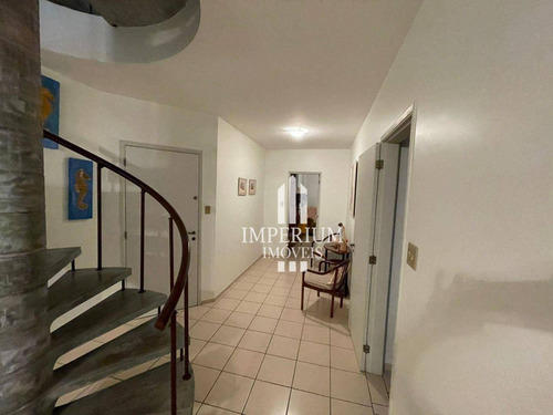 Imagem 16 de 30 de Cobertura Duplex Com 3 Dormitórios Para Alugar, 160 M² Por R$ 2.900/mês - Jardim Las Palmas - Guarujá/sp - Ad0005