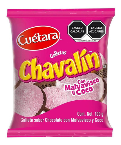 Galletas Chavalin Con Bombones Y Coco, Paquete De 3