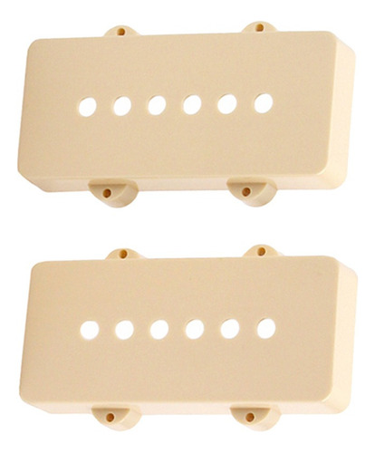 2 Piezas 6 Agujeros Guitarra Eléctrica Pickup Cover P90