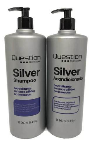 Shampoo Silver Matizador Question Mas Enjuague De Regalo!!!!