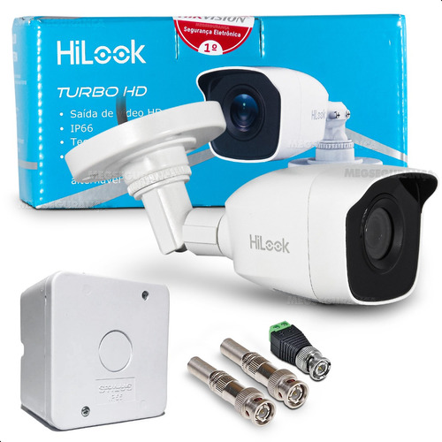 Câmera Bullet Hilook Hikvision 1mega Lente 2,8mm + Brinde