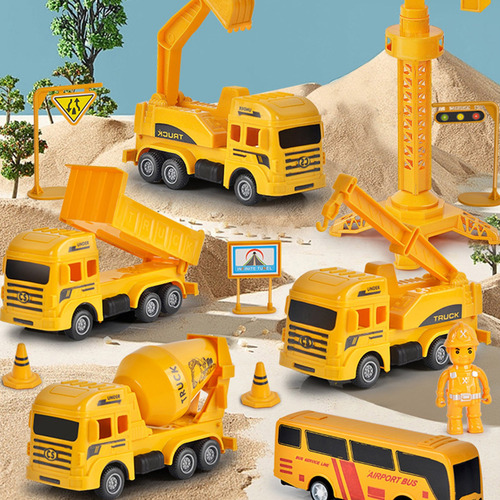 Set De Juego Para Vehículos De Construcción N Kids Excavator