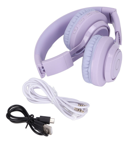 Auriculares Bluetooth Para Niños Plegables Ajustables Rgb Co