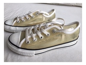 Zapatillas Transparentes Converse All Star Plantilla 19 Cm!! | Mercado Libre