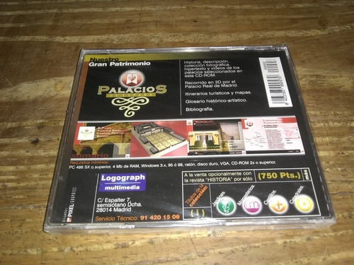 Palacios De España Cd-rom. Nuestro Gran Patrimonio N° 3