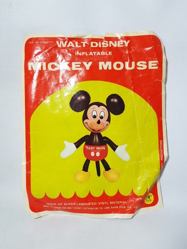 Imagen 5 de 6 de Minnie Mouse Inflable Walt Disney 1970 Impecable Mag 57697