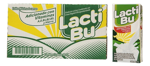 Producto Lácteo Lacti Bu® Caja Con 12 Pzas