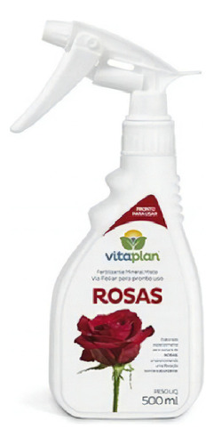 Fertilizante Líquido Mineral Rosas Vitaplan 500ml