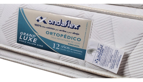 Colchón King Ortopédico Ondaflex Grand Luxe 200x200cm