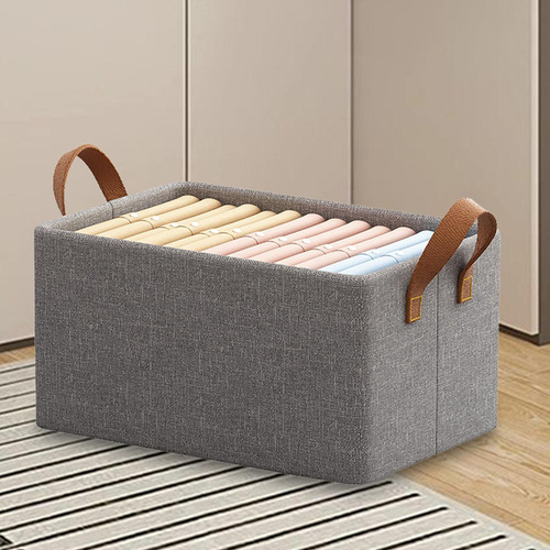 Contenedor De Almacenamiento De Tela Para Cesta De Ropa Para