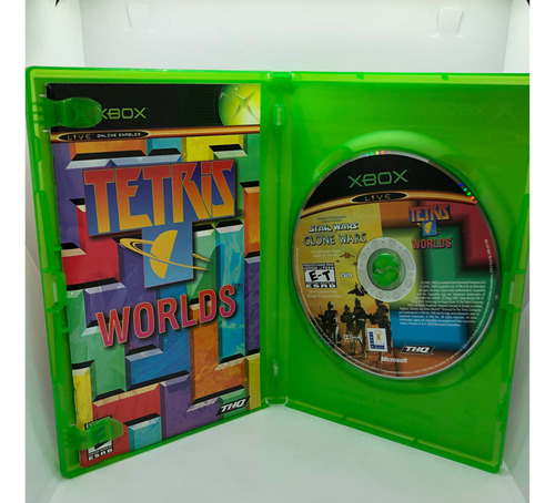 Star Wars Clone Wars + Testris World Jogo De Xbox Classic