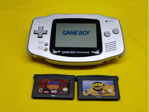 Consola Gameboy Advance Con Crash Nitro Kart Y Spyro Orange