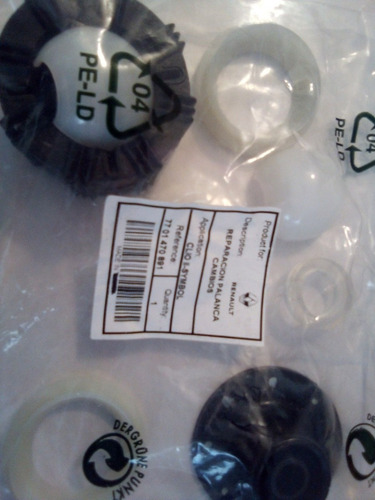 Imagen 3 de 3 de Kit Reparacion Palanca Renault Clio,19,11,21 Y Twingo